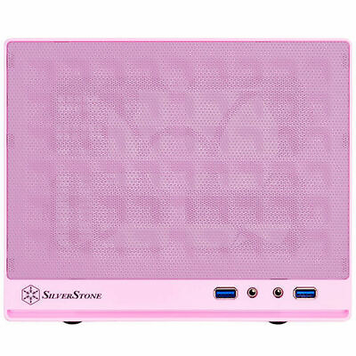 #ad Silverstone SG13P USA Pink Mini DTX Mini ITX Sugo Small Form Factor Case $64.99