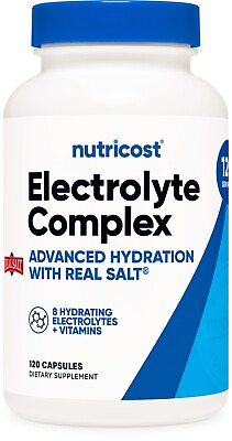 #ad Nutricost Electrolyte Complex Advanced Hydration with Real Salt® 120 Capsules $12.95