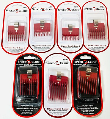 #ad Speed O Guide Clipper Comb Universal Attachments Fits Most Hair Clippers NEW $7.50