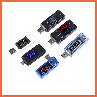 #ad LCD USB Detector Voltmeter Ammeter Power Capacity Tester Voltage Current Meter $3.29