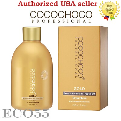 #ad COCOCHOCO Gold Brazilian Keratin Hair Straightening Treatment 8.4oz 250ml $32.50