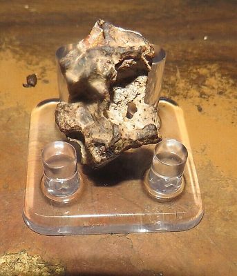 #ad 12.61 gm IMILAC Exceptional Pallasite Specimen rare meteorite w stand; CHILE $674.10