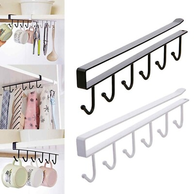 #ad Bathroom Rack Storage Rack Wall Hanging Convenient Storage Multi functional Hook $12.39