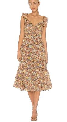 #ad Veronica Beard Malgosia Knee Length Dress Womens Size 4 $495 Retro 40s Altered? $134.96