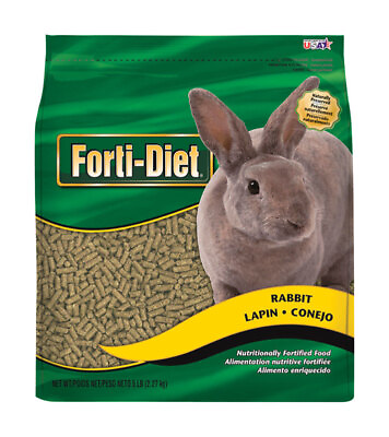 #ad Kaytee Forti Diet Natural Pellets Rabbit Food 5 lb $17.59