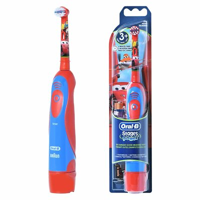 Braun Oral B Kids Stages Advance Power Battery Toothbrush Disney Cars Boys $14.50