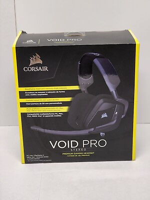 #ad Corsair Gaming Void PRO Stereo Gaming Headset Carbon Free Fast Shipping $34.93