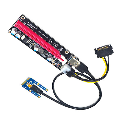 #ad Mini PCIe to PCI 16X Riser PCI E 16x Slot Adapter For Laptop External Card $10.99