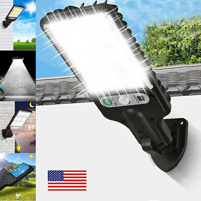#ad 1000000LM Bright LED Solar Motion Sensor Light Garden Outdoor Street Wall Lamp $9.99