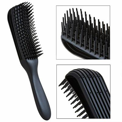 #ad Detangling Brush For Curly Hair African American Natural hair Styling Comb Tools $7.99