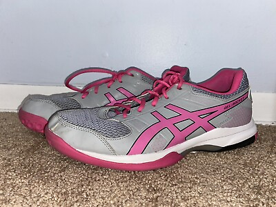 #ad Size 11 ASICS GEL Rocket 8 Gray Womens Volleyball $17.99