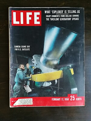 #ad Life Magazine February 17 1958 Explorer Satellite Anne Bancroft Henry Fonda M $6.99