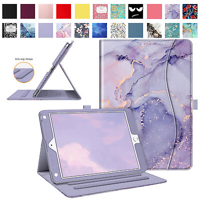 #ad Case for iPad 5th Generation 2017 A1822 9.7 inch Multi Angle Viewing Folio Cover $12.49