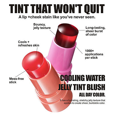 #ad MILK MAKEUP Cooling Water Jelly Tint Lip Cheek Blush Color Women HOT $9.59