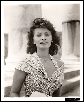 #ad Hollywood Beauty SOPHIA LOREN SEXY BUSTY 1950s STUNNING PORTRAIT Photo 700 $71.99