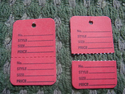 #ad Clothing Price Tagging Tag Tagger Gun Hang Label Red $11.95