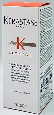 #ad Kerastase Nutritive Nutri Supplement Split Ends Hair Serum 1.7oz 50ml NEW IN BOX $40.00