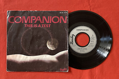 #ad Companion This Is a Test Step on Out 100127 Vg Vinyl 45T Sp $9.07