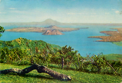 #ad View of Taal Tagaytay Philippines Vintage 6X4 Postcard $5.98