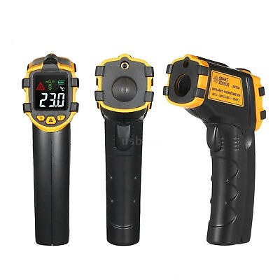 #ad Infrared IR Laser Thermometer Color Display Readout Temperature Reading Gun Tool $14.99