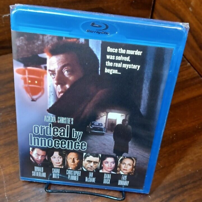 #ad Ordeal by innocence Blu ray 1984 NEW Sealed FREE Shipping with Tracking $29.09
