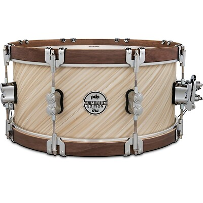 #ad PDP by DW LTD Concept Maple Snare Drum w Walnut Hoops 14 x 6.5 in. Twisted Ivory $299.99
