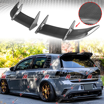 #ad For VW Golf MK6 VI GTI 2010 2013 Rear Roof Spoiler Wing Carbon Style ABS $48.99