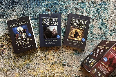 #ad The Wheel of Time Robert Jordan Books 1 3 Boxed Set Great Hunt Dragon Reborn $28.00