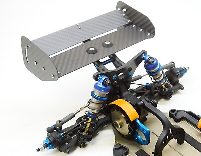 #ad Adjustable Carbon Fiber Rear Wing Spoiler for Associated B6 Buggy B6.2 B6.3 B6.4 $29.95