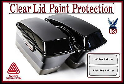 #ad Clear Hard Bag Lid Covers Fits 1994 2013 Harley Davidson®Touring High Quality $69.50