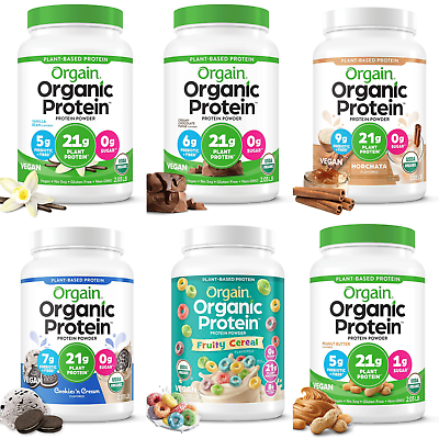 #ad Orgain Organic Vegan Protein Powder Plant Based Gluten Free No Sugar 2.03 Pound $28.45