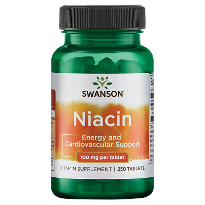 #ad Swanson B Vitamin Niacin Supplement 100 mg 250 Tablets $11.67