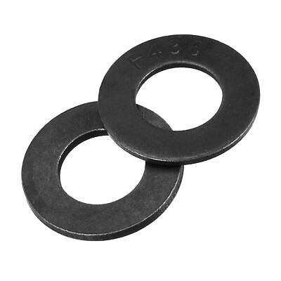 #ad 1 2 Inch Flat Washer Alloy Steel Black Oxide Finish Pack of 50 $27.44