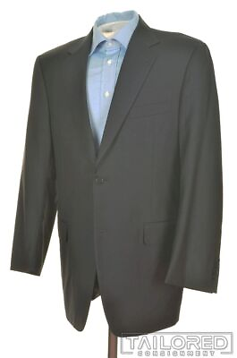 #ad CANALI Recent Solid Blue 100% Wool Blazer Sport Coat Jacket EU 52 US 42 L $74.75