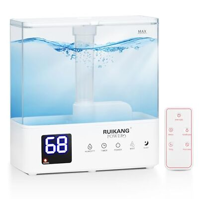 #ad Humidifiers for Bedroom Large Room 5L Ultrasonic Cool Mist Humidifiers White $59.23