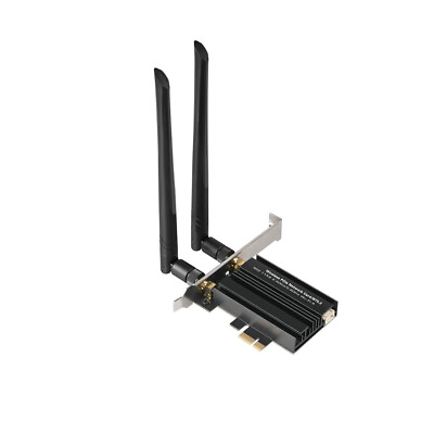 #ad 2.4GHz 5GHz 6GHz dual band 3000Mbps PC Network Lan card BT5.1 PCI E wifi network $34.89