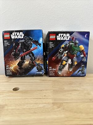 #ad LEGO® Star Wars™ Darth Vader™ Mech 75368 Boba Fett Mech 75369 Custom Set New $34.00