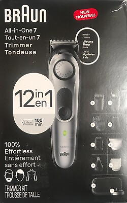 #ad Braun All in One Style Kit Series 7 7440 12 in 1 Trimmer for Men $49.99