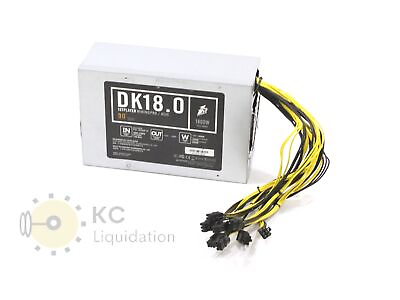#ad 1stPlayer Mining Pro DK18.0 1800W ASIC Power Supply PS 1800BTP $69.99