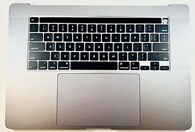 #ad Apple MacBook Pro 16quot; A2141 2019 Silver Top Case Battery Keyboard US genuine OEM $299.99