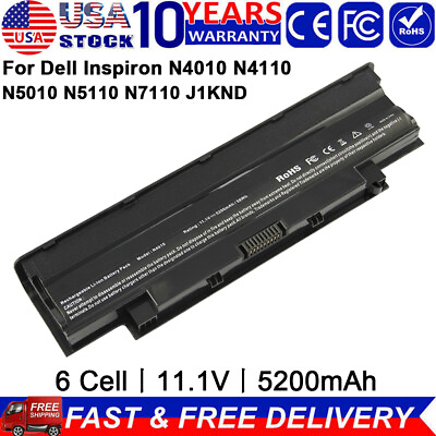 #ad J1KND Battery For Dell Inspiron 14R N4110 15R N5110 17R N7110 Series Charger $16.89