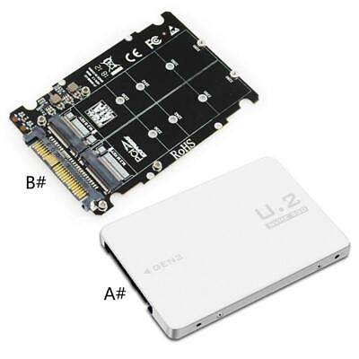 #ad M.2 SSD to U.2 Adapter 2in1 M.2 NVMe and SATA Bus NGFF SSD to PCI e U.2 SFF 8639 $12.30