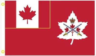 #ad Canadian Army Flag Unique Design 3x5 Ft 90x150 cm 100D Flag Banner GROMMETS $14.88