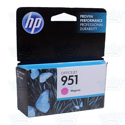 #ad Genuine HP 951 Magenta OfficeJet 251dw 276dw 8100 8630 8600 8700 Retail Box $14.99