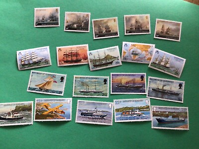 #ad Guernsey Ships mint never hinged stamps 1981 A10680 GBP 8.00