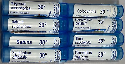 #ad Boiron Homeopathic Medicine 30C 80 Pellets CHOOSE ITEM $9.95