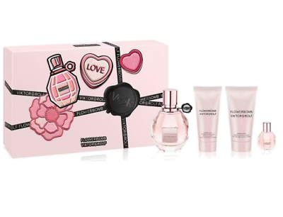 #ad VIKTOR amp; ROLF Flowerbomb Women Perfume 4pc Gift Set 1.7oz 50ml EDP SPR NEW $109.95