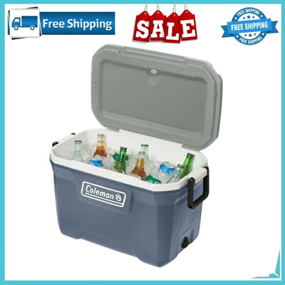 #ad 52QT Lakeside Blue Portable Cooler 316 Series with Insulated Hard Cooling $35.75