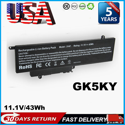 #ad GK5KY Battery For Dell Inspiron 11 3000 3147 3148 3152 13 7000 7348 15 7568 43Wh $19.99