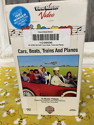 #ad Kidsongs VHS Cars Boats Planes and Trains Original View Master Tested $9.96